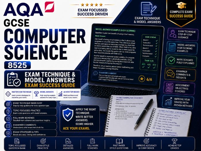 AQA GCSE Computer Science (8525) Exam Technique & Model Answers | Exam Success Guide