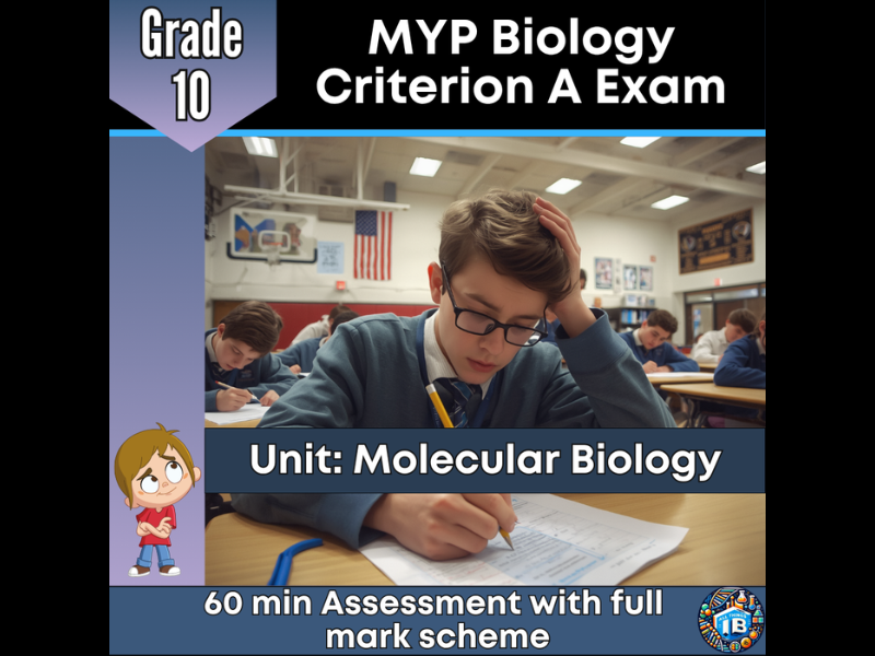 MYP Grade 10 Biology: Criterion A Exam - Molecular Biology - 2026