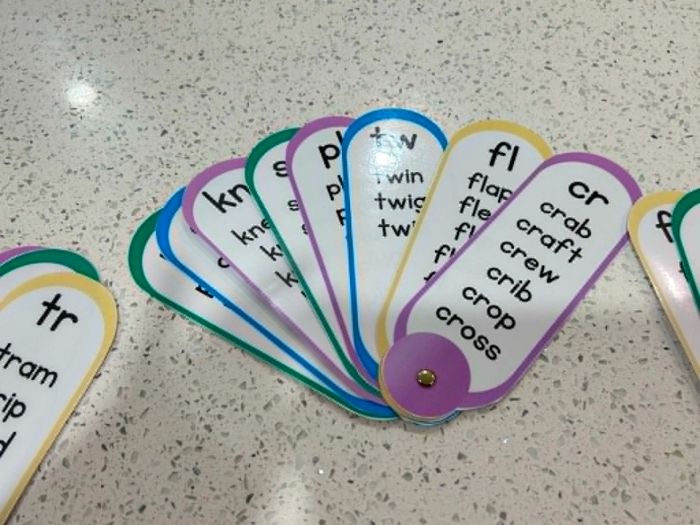 CCVC Words Phonics Fan | Beginning Blends Word Blending & Decoding Activity