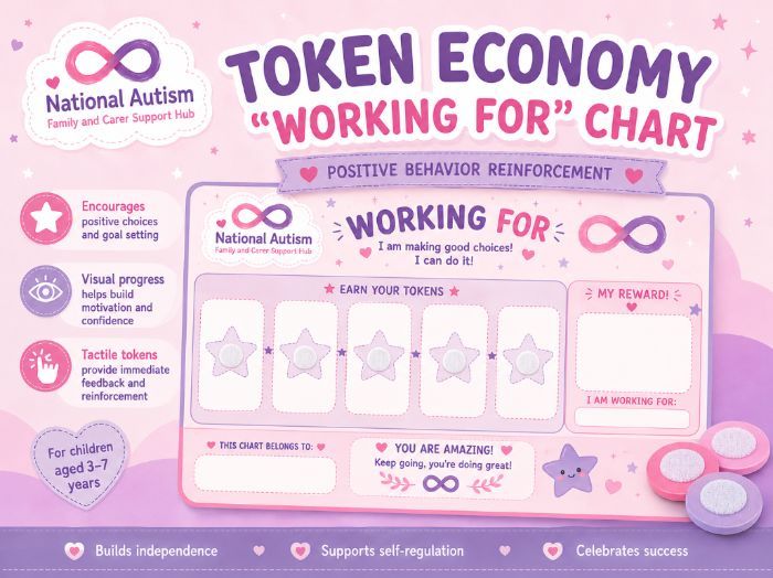 Token Economy Working Towards - Reward Chart