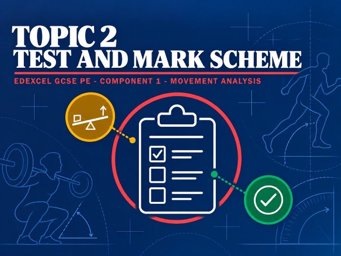 Edexcel GCSE PE Topic 2 Test and Mark Scheme