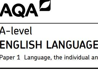 Knowledge Organiser - Child Writing for Paper 1 AQA A Level English Language CLA