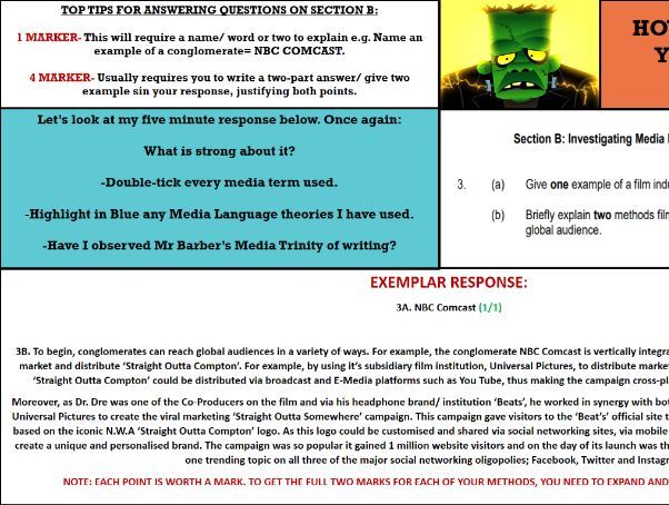 AS FRANKENSTEIN MOCK  ON MEDIA LANG AND INDUSTRY (UNSEEN AND 'STRAIGHT OUTTA COMPTON')