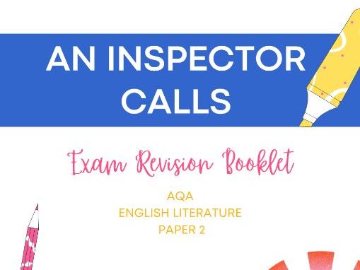 AQA An Inspector Calls Exam Revision Booklet