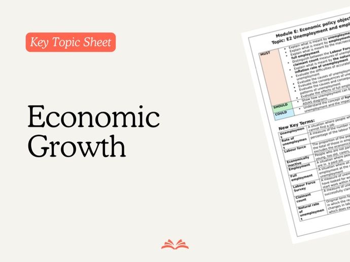 Key Topic Collection - Economic Growth - Edexcel Economics A