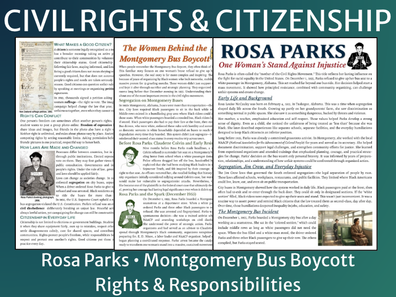 Rosa Parks: Civil Rights & Citizenship