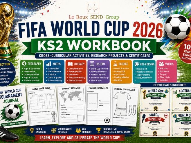 The Ultimate World Cup 2026 KS2 Workbook