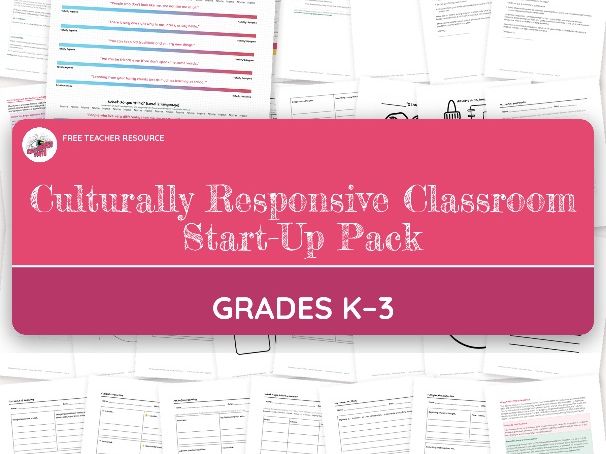 Culturally Responsive Back to School Activities | K-3 SEL & Belonging Pack