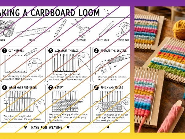 KS2 Victorian England - Make Your Own Loom Craft Activity