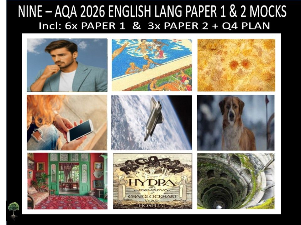 NINE - AQA PAPER 1 & 2 | 2026 FULL MOCKS | Q4 PLAN