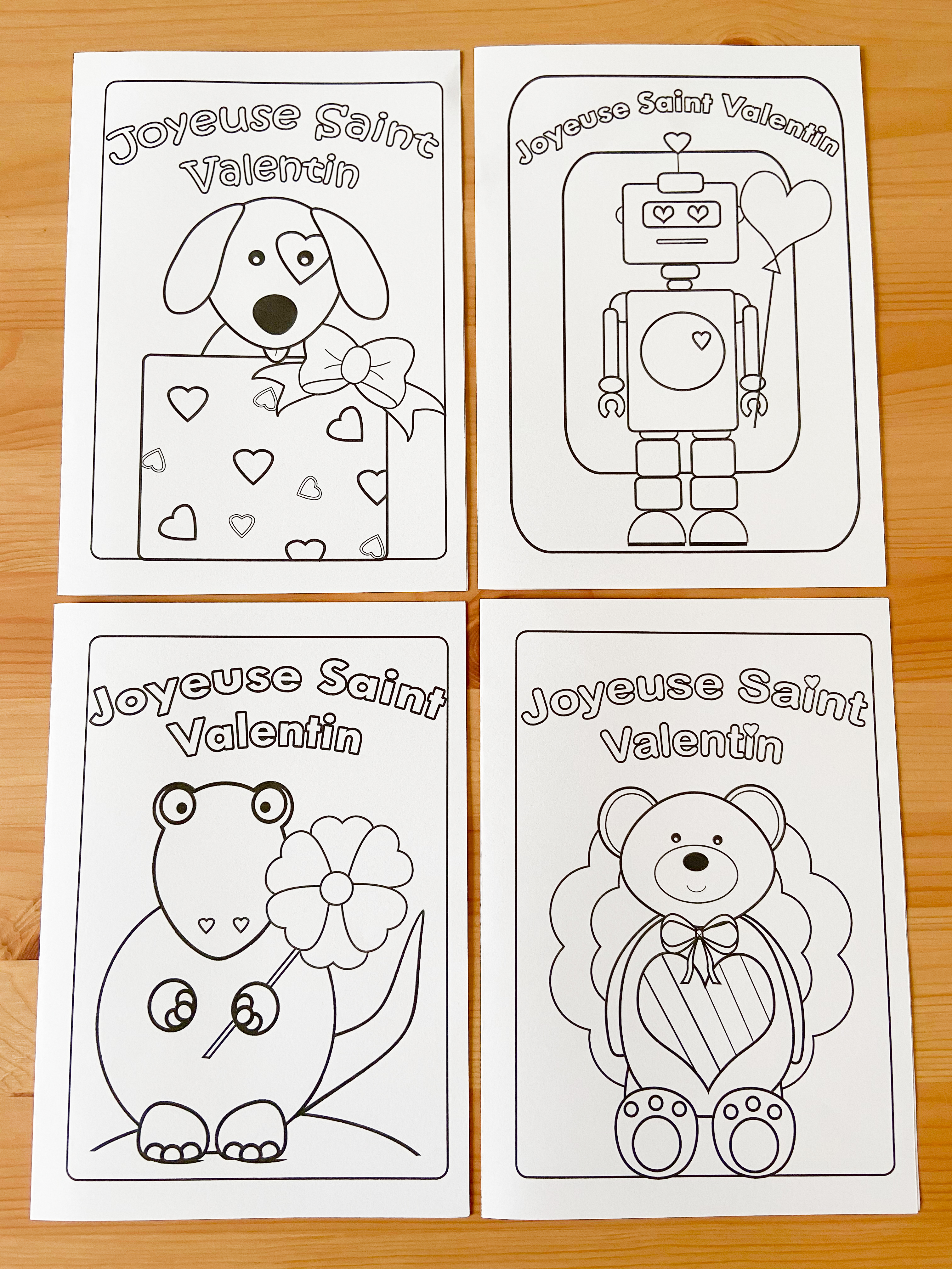 French Valentine S Day Cards