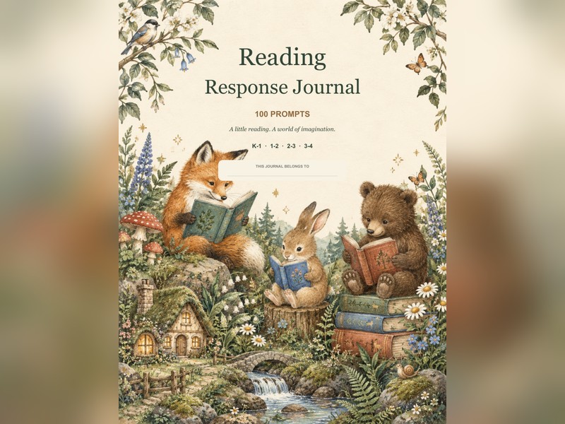 Reading Response Journal - 100 Prompts