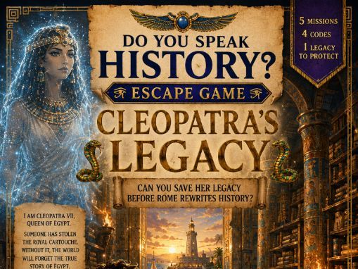 Escape Game: Cleopatra and the Lost Legacy