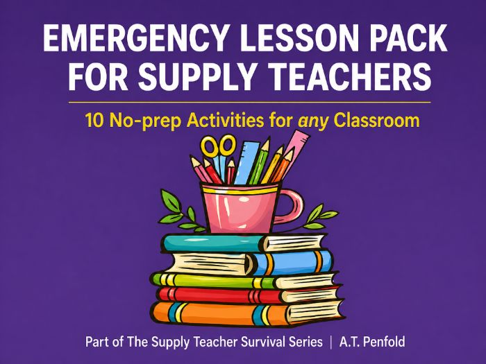 Emergency Lesson Pack for Supply Teachers  - 10 No-Prep Activities (Primary)