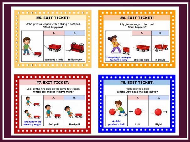 NGSS K-PS2-1 Pushes and Pulls on the Motion of an Object | Kindergarten Science