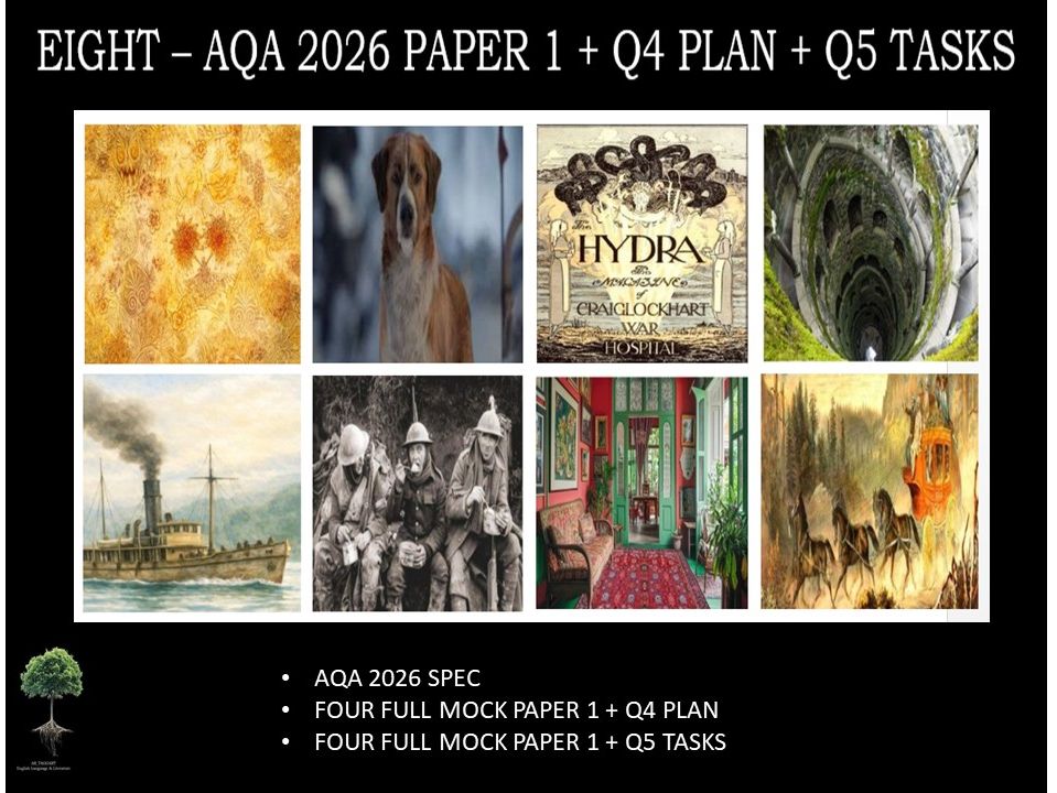 EIGHT - PAPER 1 | 2026 FULL MOCKS | + Q4 PLAN | + Q5 TASKS