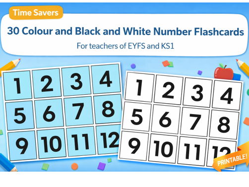 Maths Time Savers Flashcards 1 - 30