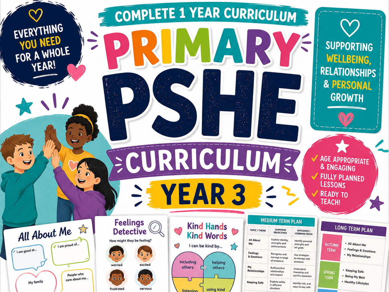 Year 3 PSHE Curriculum Lessons