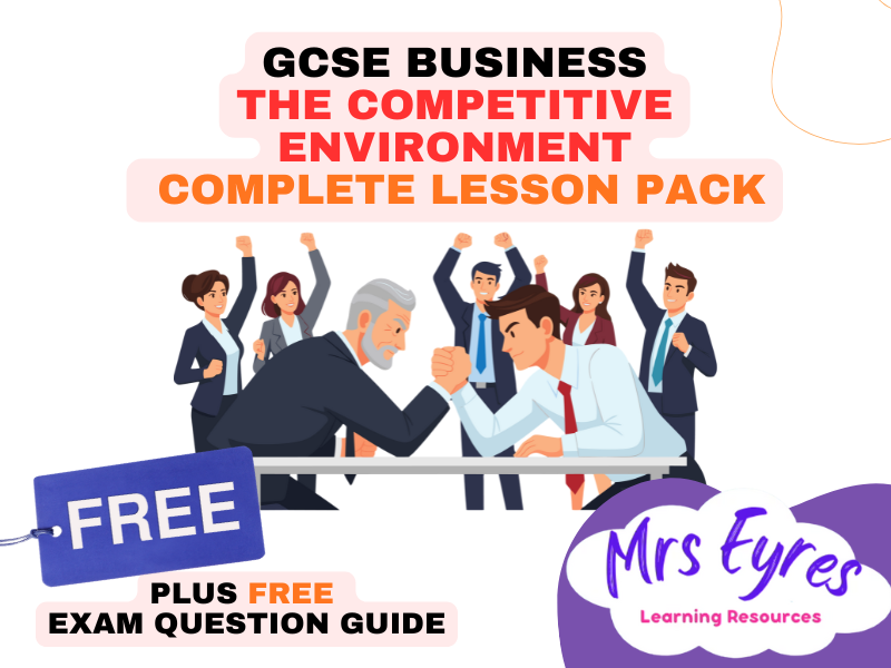 GCSE Business Lesson: The Competitive Environment in Business  Complete Lesson Pack