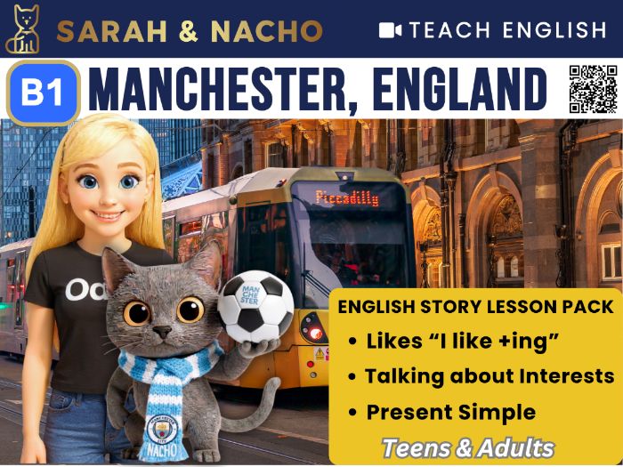Manchester B1 ESL Likes & Hobbies Video Lesson