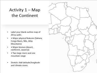 KS 3 Africa: Lesson 2 – Africa’s Physical Geography