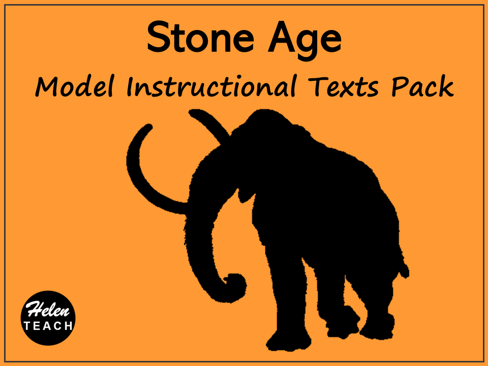 Stone Age | 3 Example Instruction and Recipe Texts Plus Templates