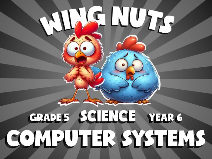 Computer Systems WING NUTS Science Game | No-Prep Year 6 Review Activity