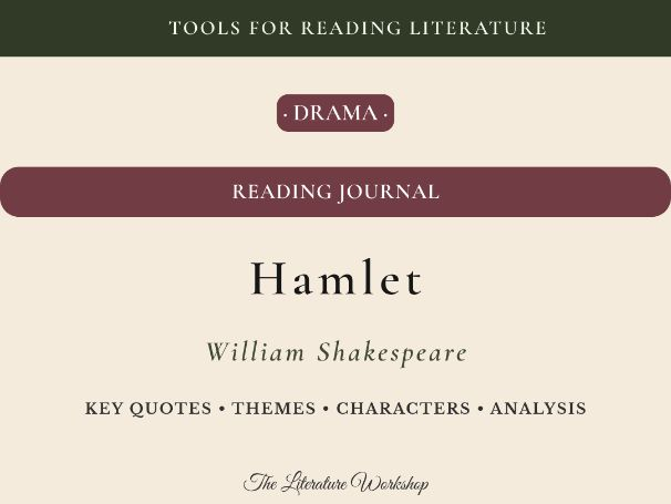 Hamlet – Reading Journal: Reading Log, Characters & Essay Planning