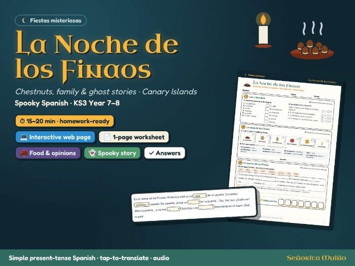 Spooky Spanish: Chestnuts & Ghost Stories