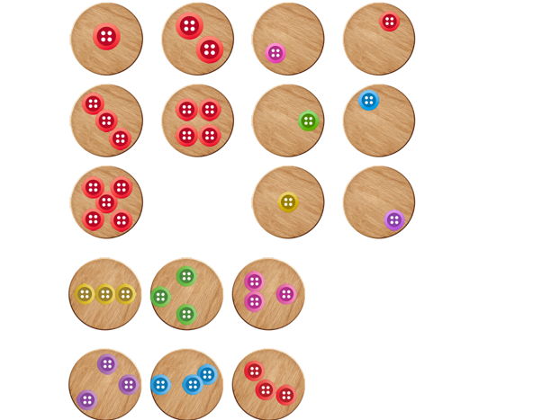 Subitising to 5 (Buttons)