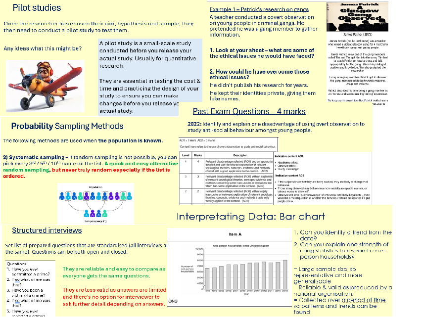 AQA Sociology Research Methods GCSE 2026-2027