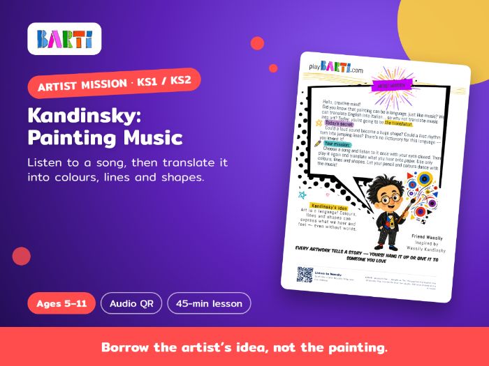 Kandinsky Art Lesson KS1/KS2: Painting Music (Art and Music)