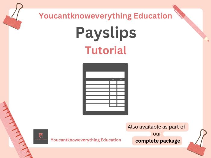 Payslips Form / Tutor Time
