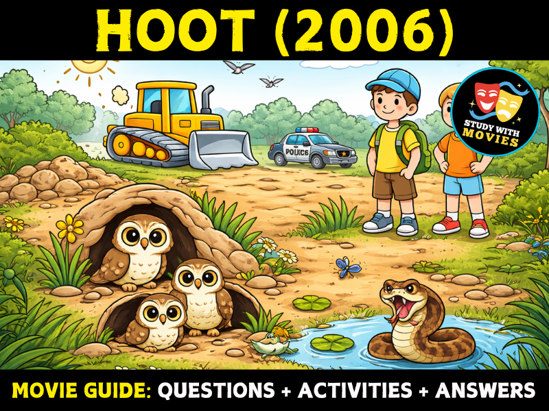 Hoot (2006) Movie Guide - Questions & Activities with Answers