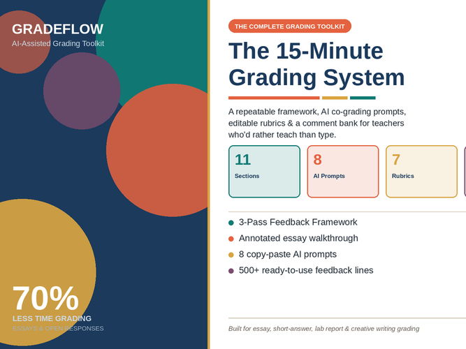 GradeFlow: The 15-Minute Grading System (AI-Assisted Feedback Toolkit)