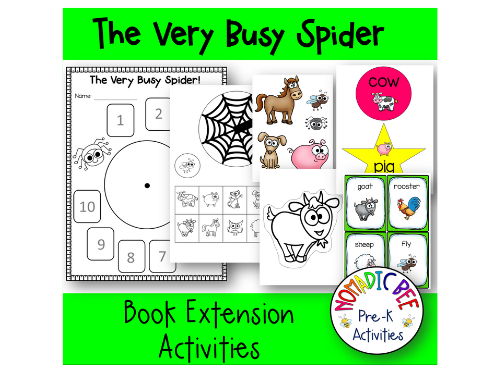The Very Busy Spider Activities