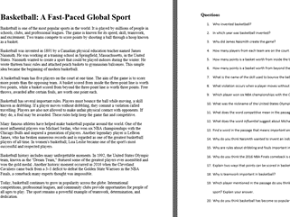 PE Literacy Worksheets – Alternative Learning Tasks for Non-Participation Lessons