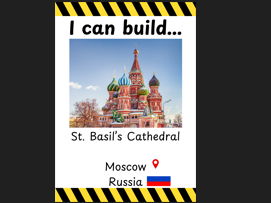 EYFS: Landmarks for construction area