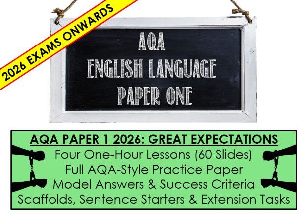 AQA English Language Paper 1 (2026+) | Great Expectations | Q1–Q5