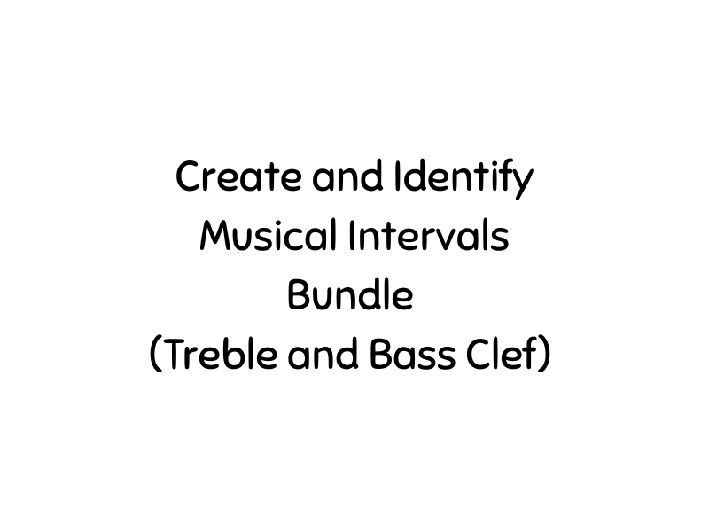 Interval Building Bundle – Create and Identify Musical Intervals (Save £2!)