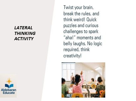 Lateral Thinking Activity - 40 Examples