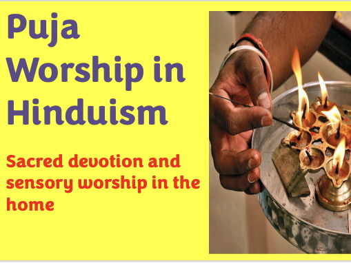 Puja Worship for Year 8 RS Lesson