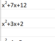 Factorising quadratics anagram puzzles