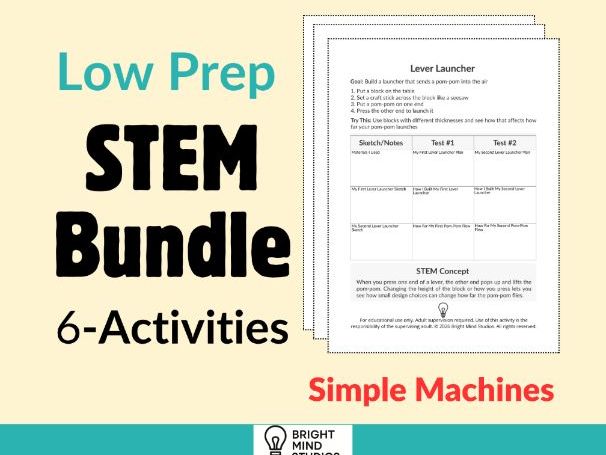Simple Machines and Mechanisms STEM Challenges