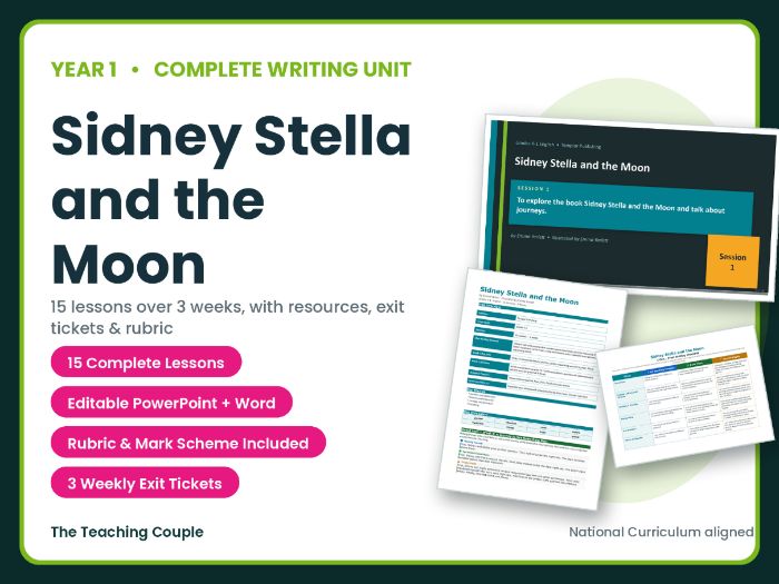 Sidney Stella and the Moon | Year 1 English Unit