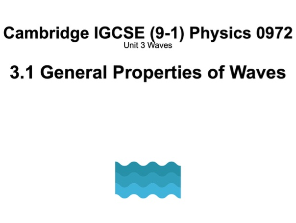 General Properties of Waves — Full Lesson [IGCSE Physics]