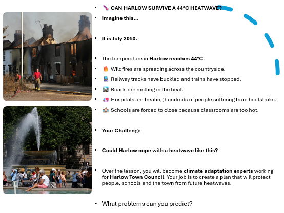 KS3 Geography: Can a town survive a 44°C Heatwave? | Climate Change & Adaptation Lesson