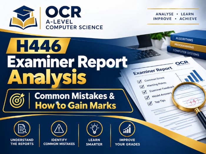 OCR A-Level Computer Science H446 Examiner Report Analysis | Common Mistakes & How to Gain Marks
