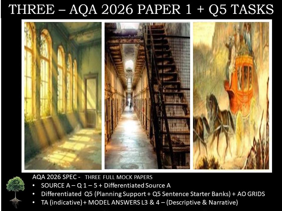 THREE - PAPER 1 | 2026 FULL MOCKS | Q5 TASKS