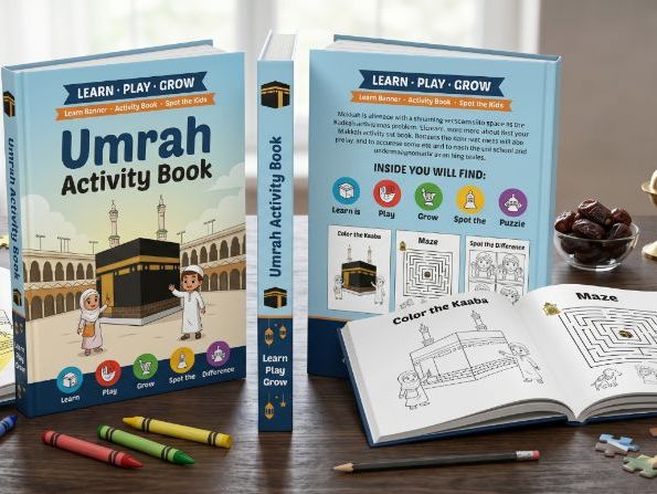 Umrah activity book for kids